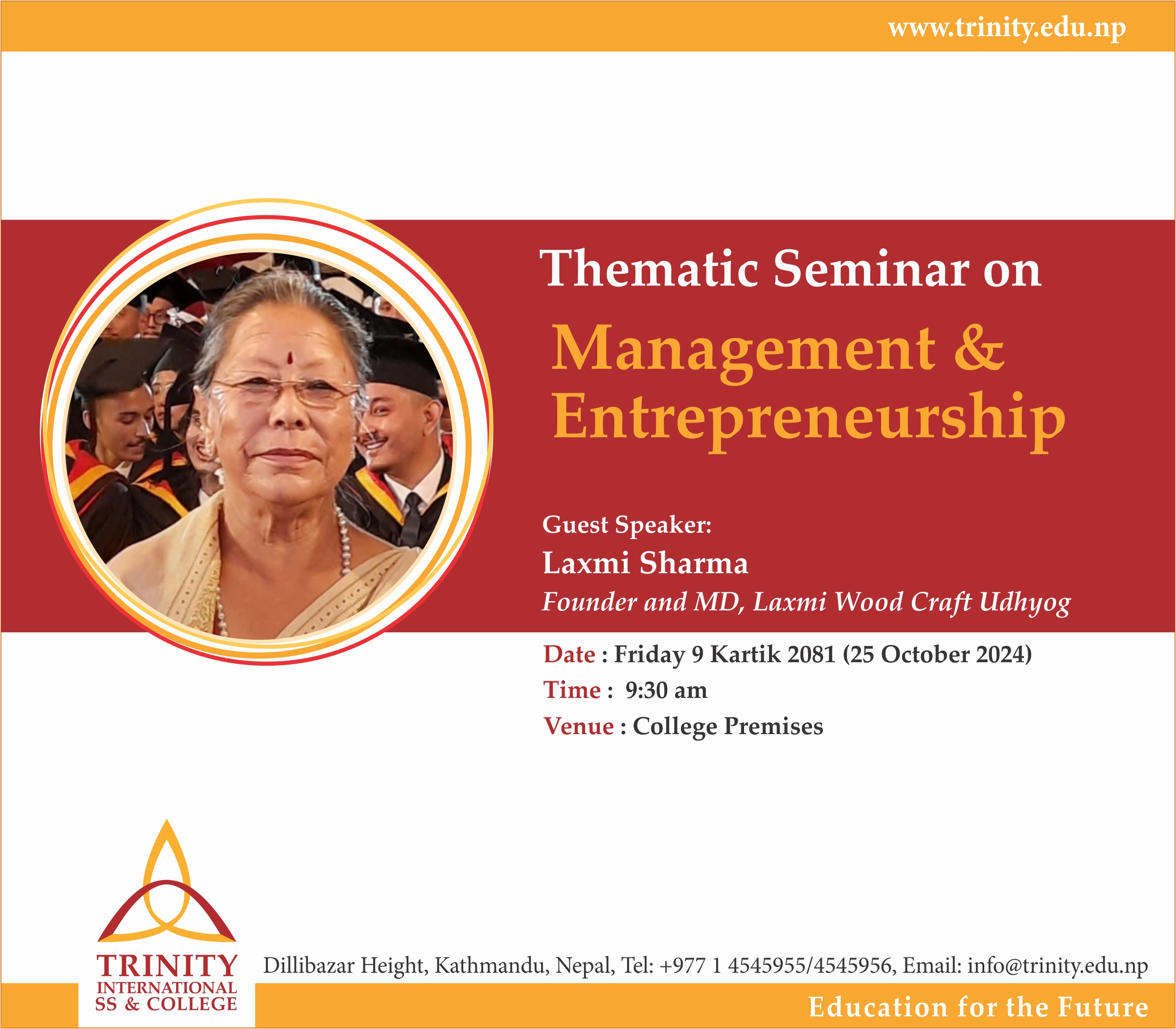 Thematic Seminar  - Management & Entrepreneurship                                         